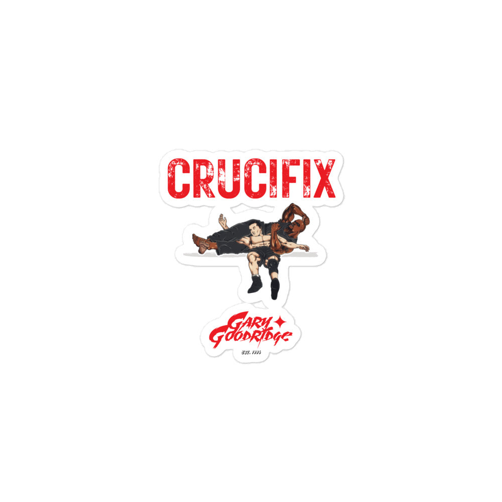 Crucifix sticker