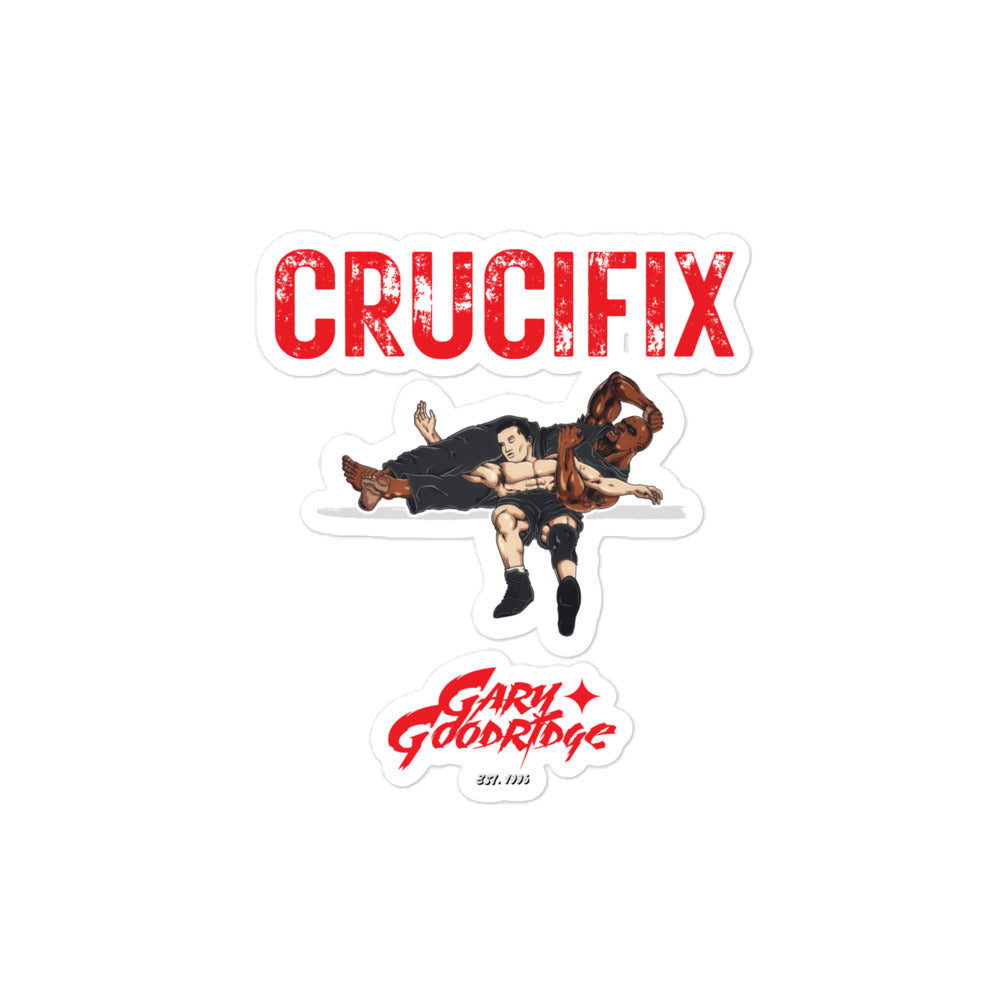 Crucifix sticker